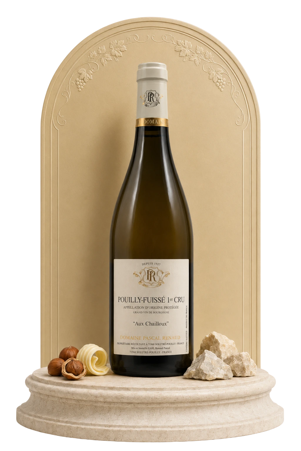 Bouteille de Pouilly-Fuissé du Domaine Pascal Renaud